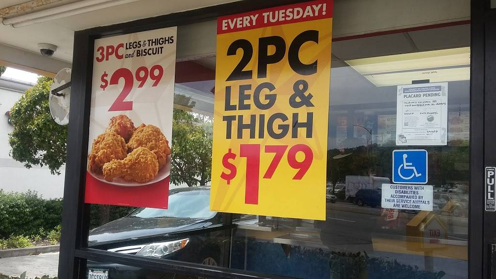 Churchs Chicken | restaurant | 11575 San Pablo Ave, El Cerrito, CA 94530, USA | 5102150141 OR +1 510-215-0141