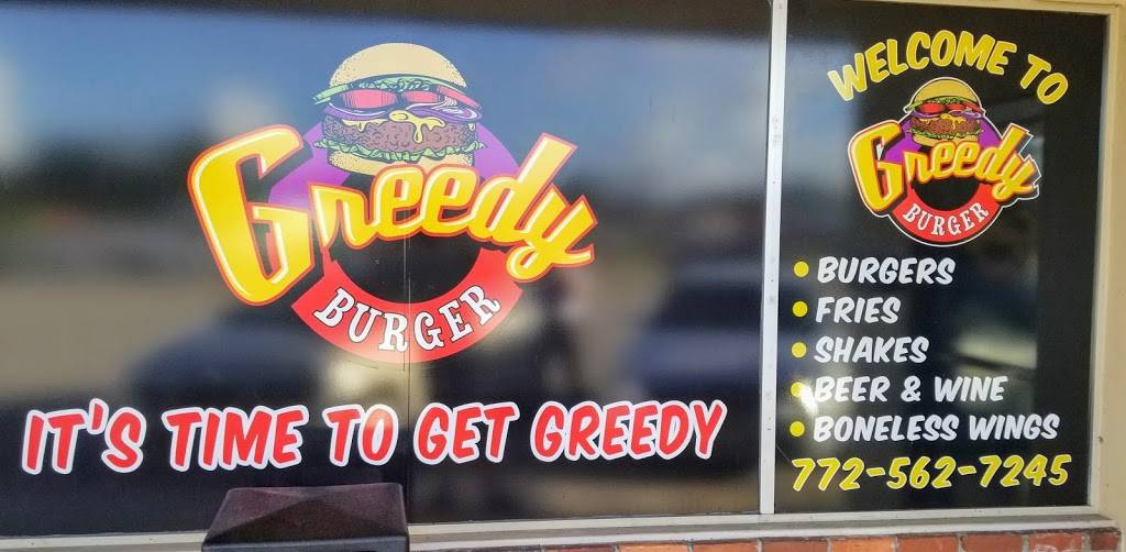 Greedy Burger | restaurant | 4211 20th St, Vero Beach, FL 32960, USA | 7725627245 OR +1 772-562-7245