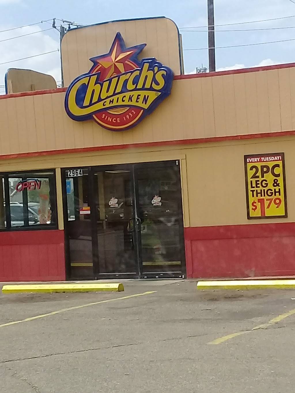 Churchs Chicken | restaurant | 2964 S, Shelby St, Indianapolis, IN 46203, USA | 3177866159 OR +1 317-786-6159