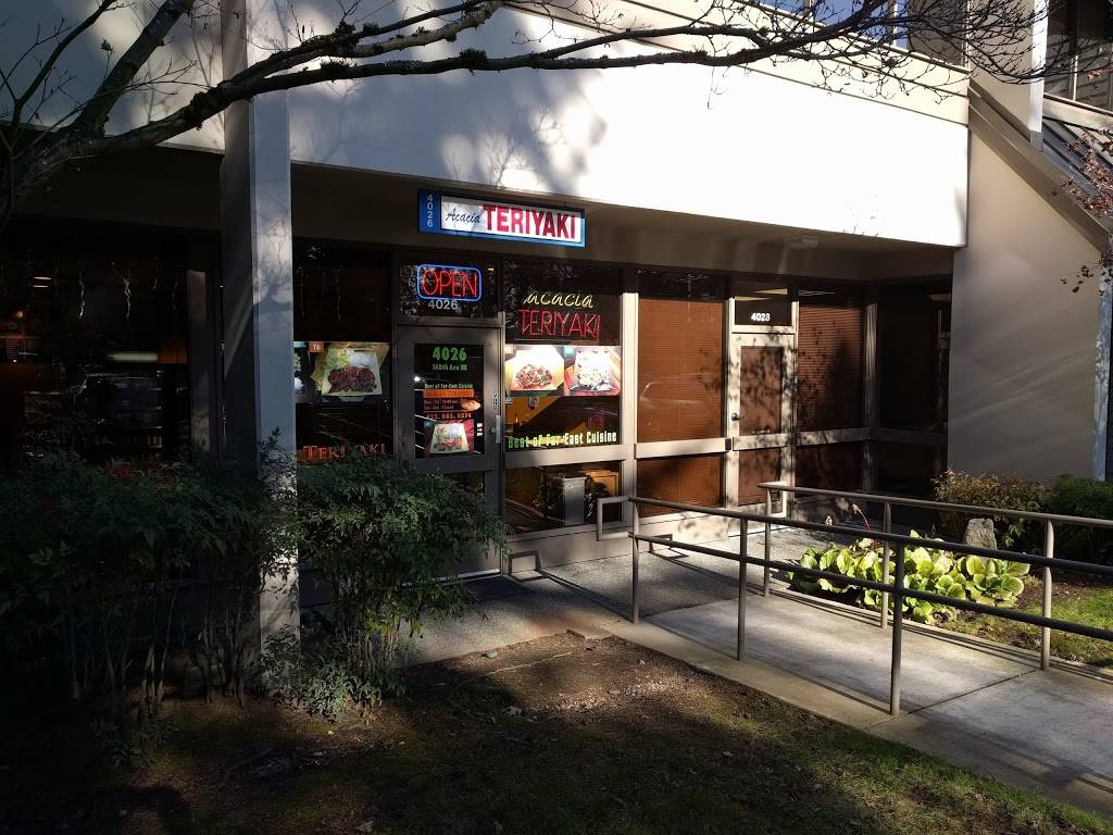 Acacia Teriyaki | restaurant | 4026 148th Ave NE, Redmond, WA 98052, USA | 4258850574 OR +1 425-885-0574