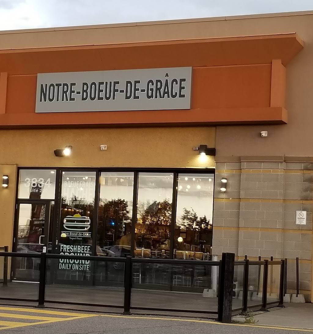 Notre-Boeuf-De-Grâce | restaurant | 3834 Boulevard de la Côte-Vertu, Saint-Laurent, QC H4R 1P8, Canada | 5143316933 OR +1 514-331-6933