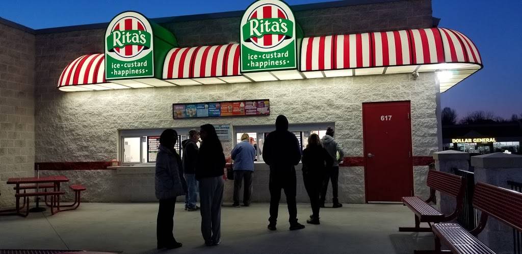 Ritas Italian Ice & Frozen Custard | restaurant | 617 Lombard Rd, Red Lion, PA 17356, USA | 7172467007 OR +1 717-246-7007