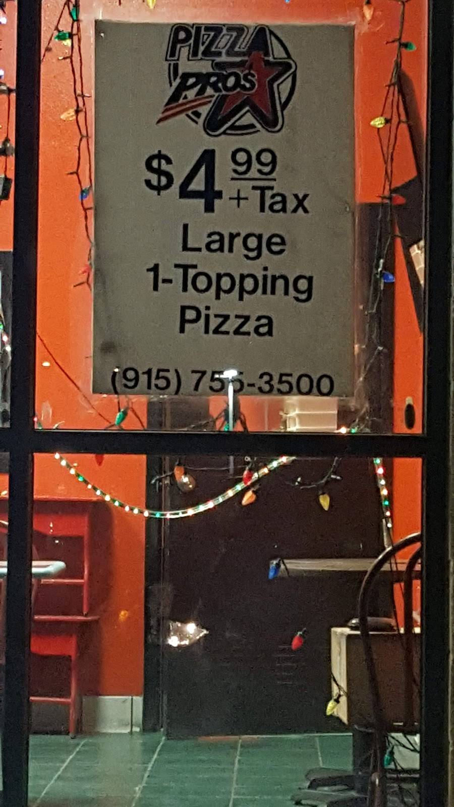 Pizza Pros | meal delivery | 10025 Dyer St, El Paso, TX 79924, USA | 9157553500 OR +1 915-755-3500