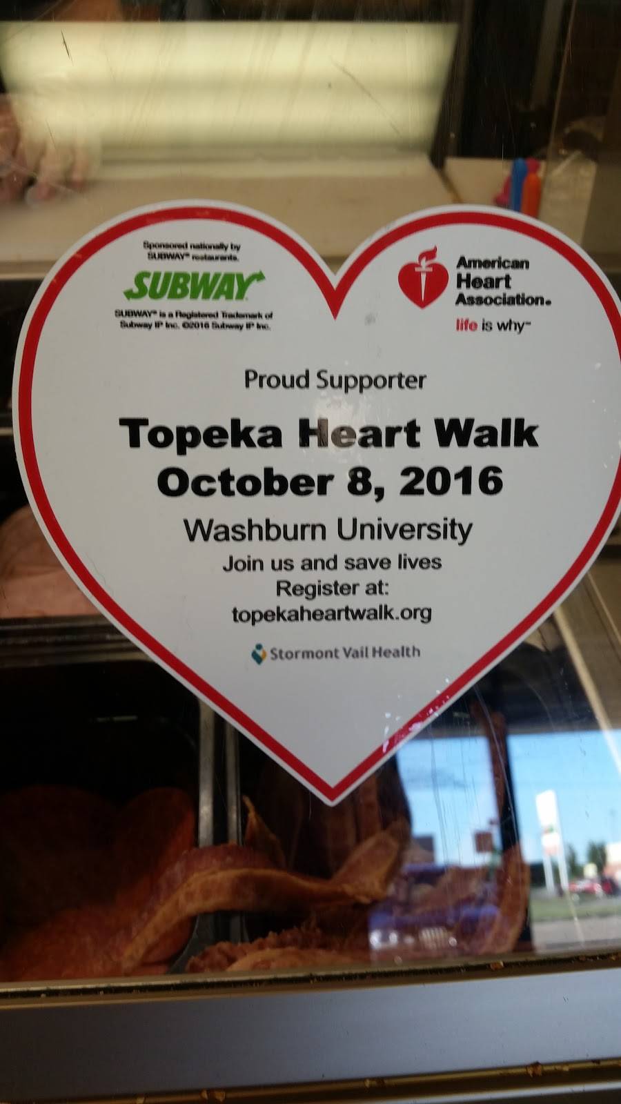 Subway | meal takeaway | 6020 SW 29th St, Topeka, KS 66614, USA | 7852726116 OR +1 785-272-6116