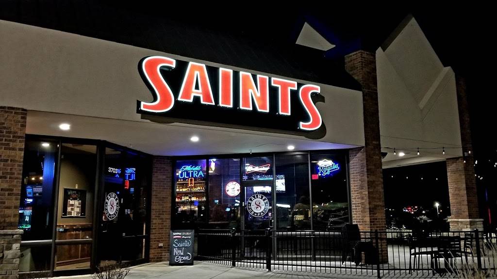 Saints Pub + Patio Urbandale | restaurant | 3701 NW 86th St, Urbandale, IA 50322, USA | 5155282039 OR +1 515-528-2039
