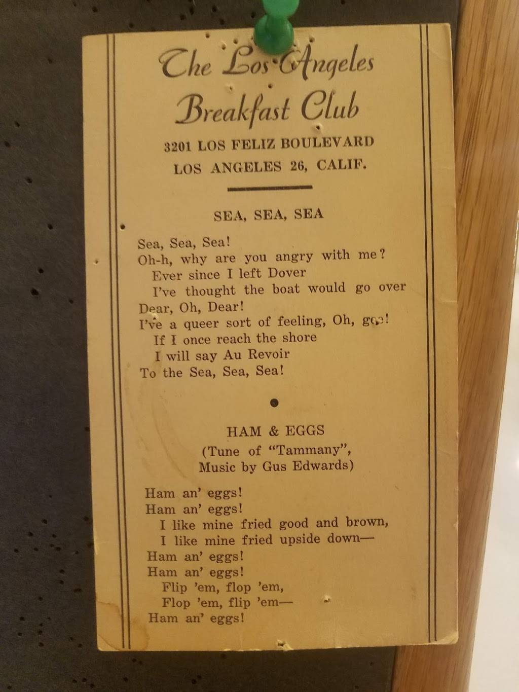 L A Breakfast Club | restaurant | 3201 Riverside Dr, Los Angeles, CA 90027, USA | 3236621191 OR +1 323-662-1191