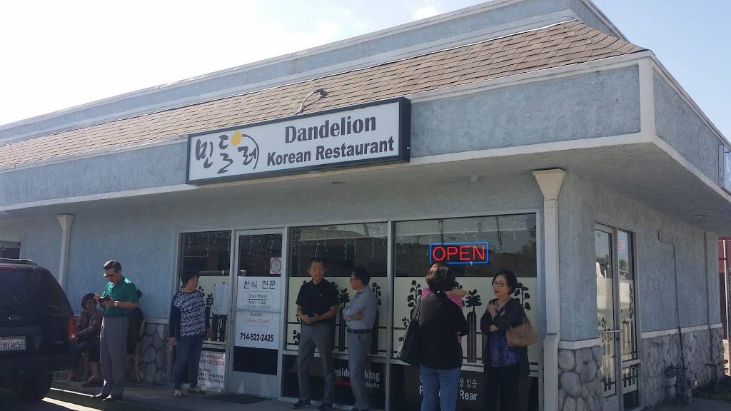 Dandelion Korean Restaurant | restaurant | 8192 Commonwealth Ave Suite A, Buena Park, CA 90621, USA | 7145222425 OR +1 714-522-2425