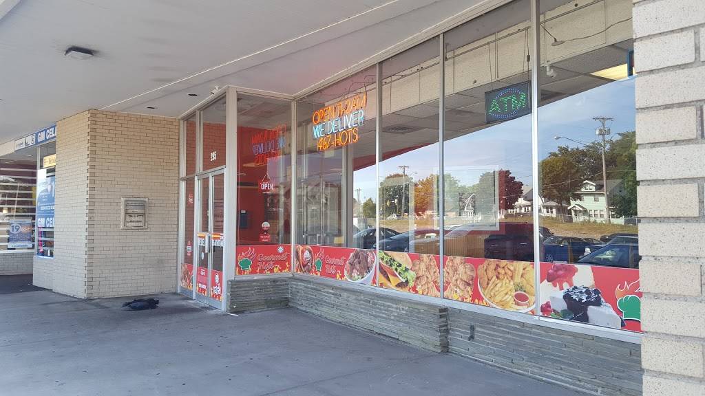 Gourmet Hots | restaurant | 295 East Ridge Road, Rochester, NY 14621, USA | 5854674687 OR +1 585-467-4687