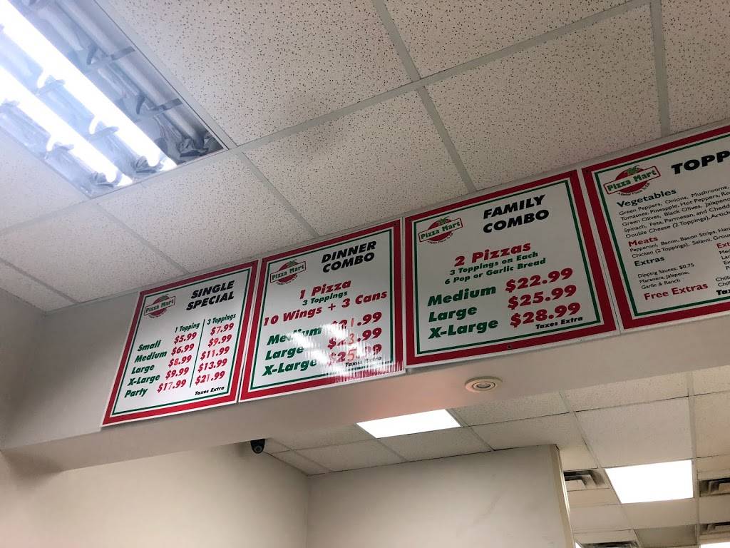 Pizza Mart | restaurant | 8565 ON-27, Woodbridge, ON L4L 1A7, Canada | 9058517001 OR +1 905-851-7001