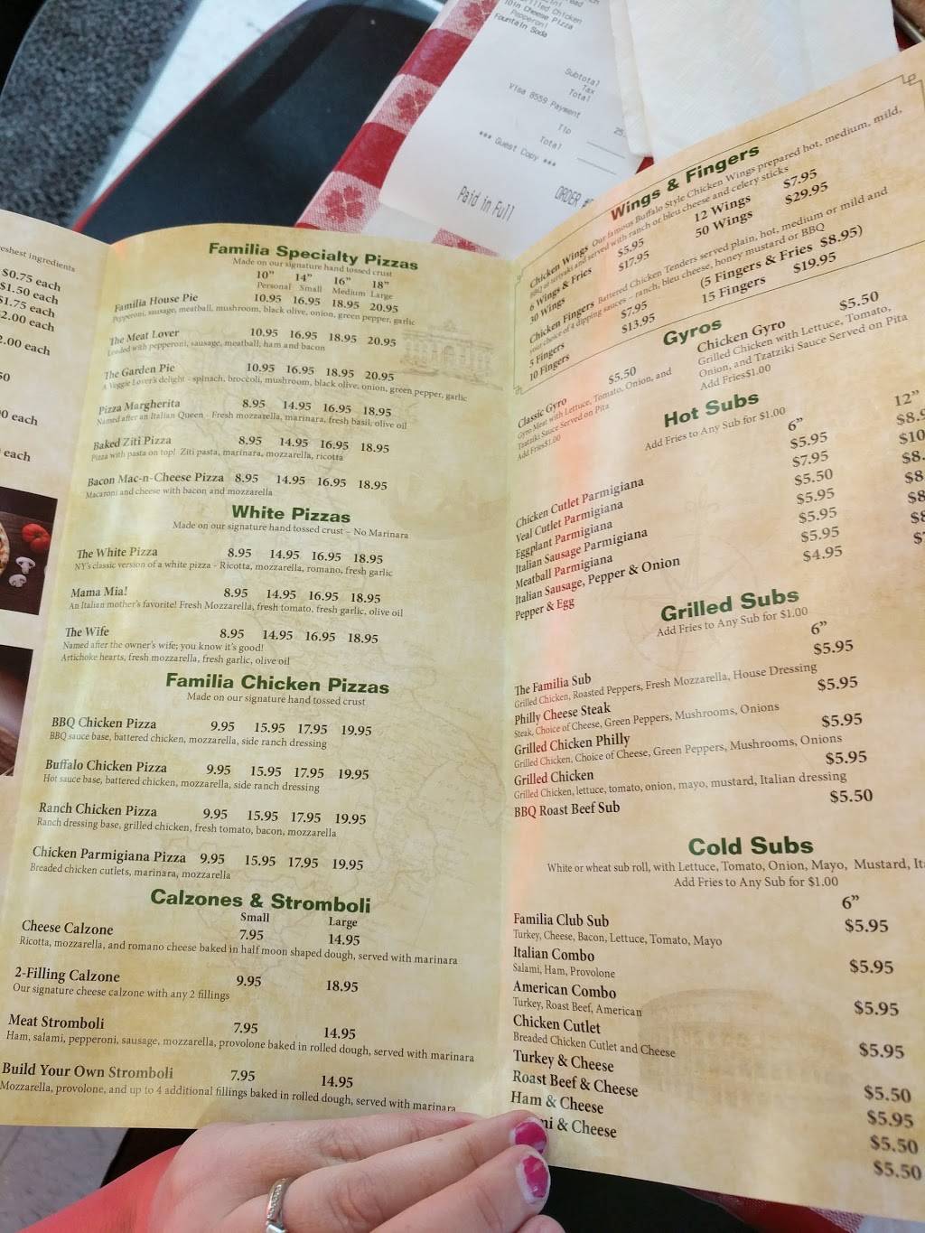 Familia Pizzeria | meal delivery | 8090 S Durango Dr, Las Vegas, NV 89113, USA | 7028964606 OR +1 702-896-4606