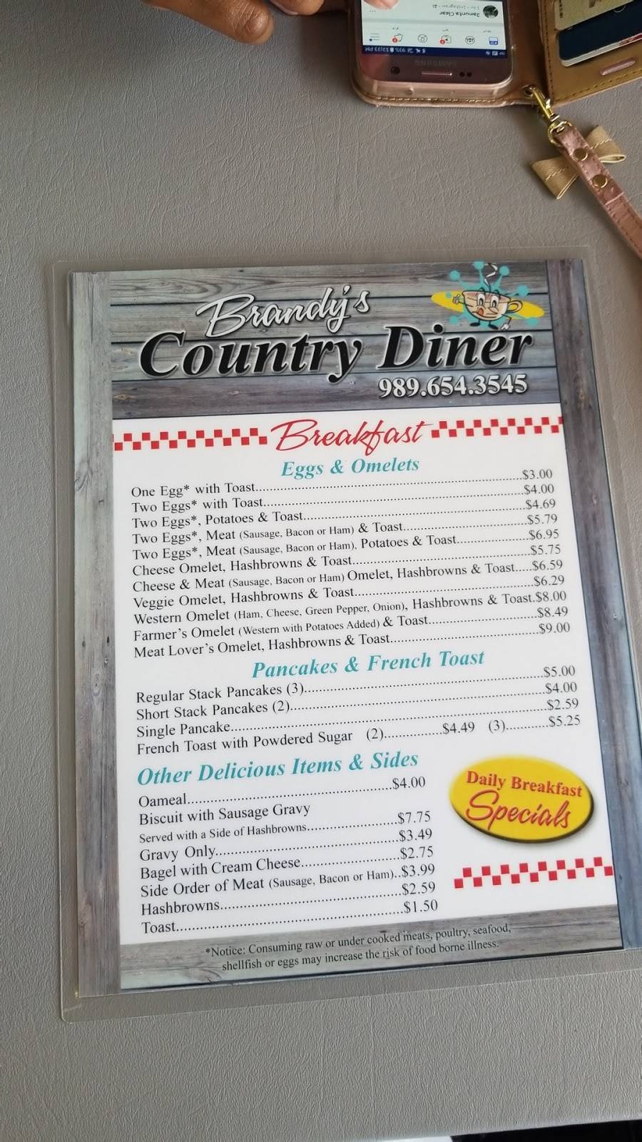 Brandys country Dinet | restaurant | 530 Saginaw St, Sterling, MI 48659, USA | 9896543545 OR +1 989-654-3545