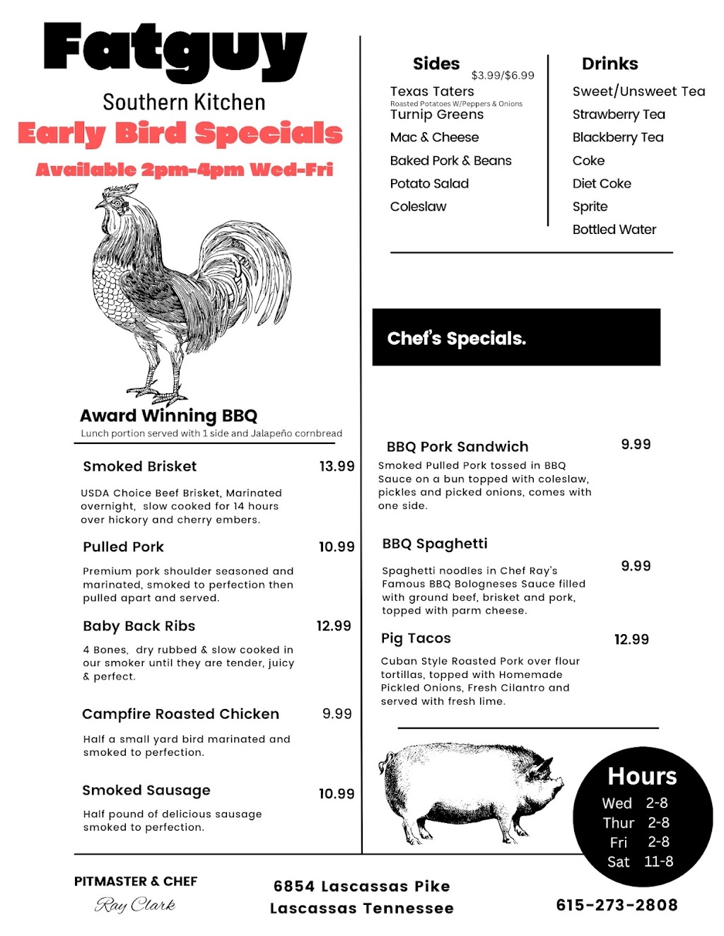 Fatguy Southern Kitchen | restaurant | 6854 Lascassas Pike, Lascassas, TN 37085, USA | 6152732808 OR +1 615-273-2808