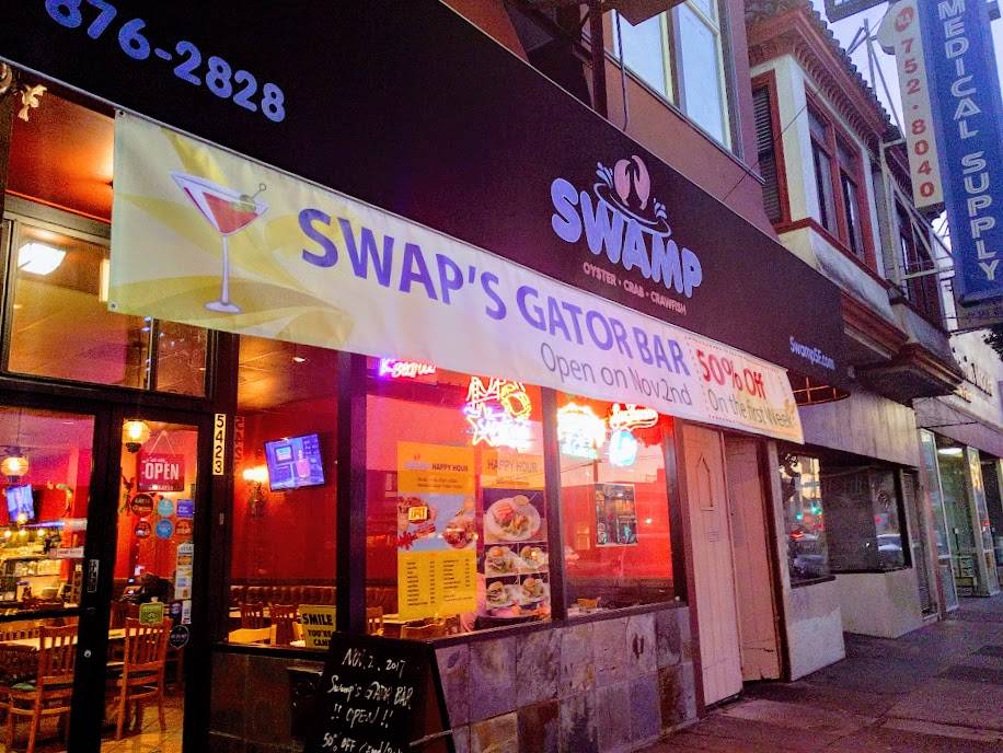 Swamp | restaurant | 5423 Geary Blvd, San Francisco, CA 94121, USA | 4158762828 OR +1 415-876-2828