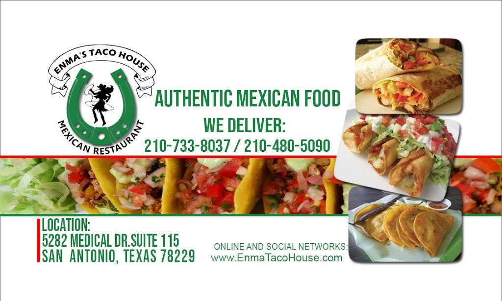 Enmas Taco House | restaurant | 5282 Medical Dr #115, San Antonio, TX 78229, USA | 2107338037 OR +1 210-733-8037