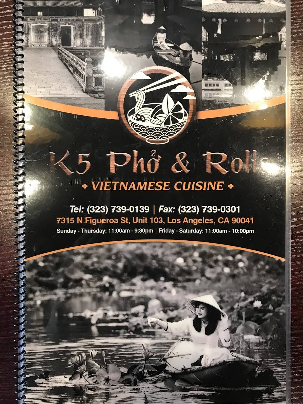 K5 pho and rolls | restaurant | 7315 N Figueroa St #103, Los Angeles, CA 90041, USA | 3237390139 OR +1 323-739-0139