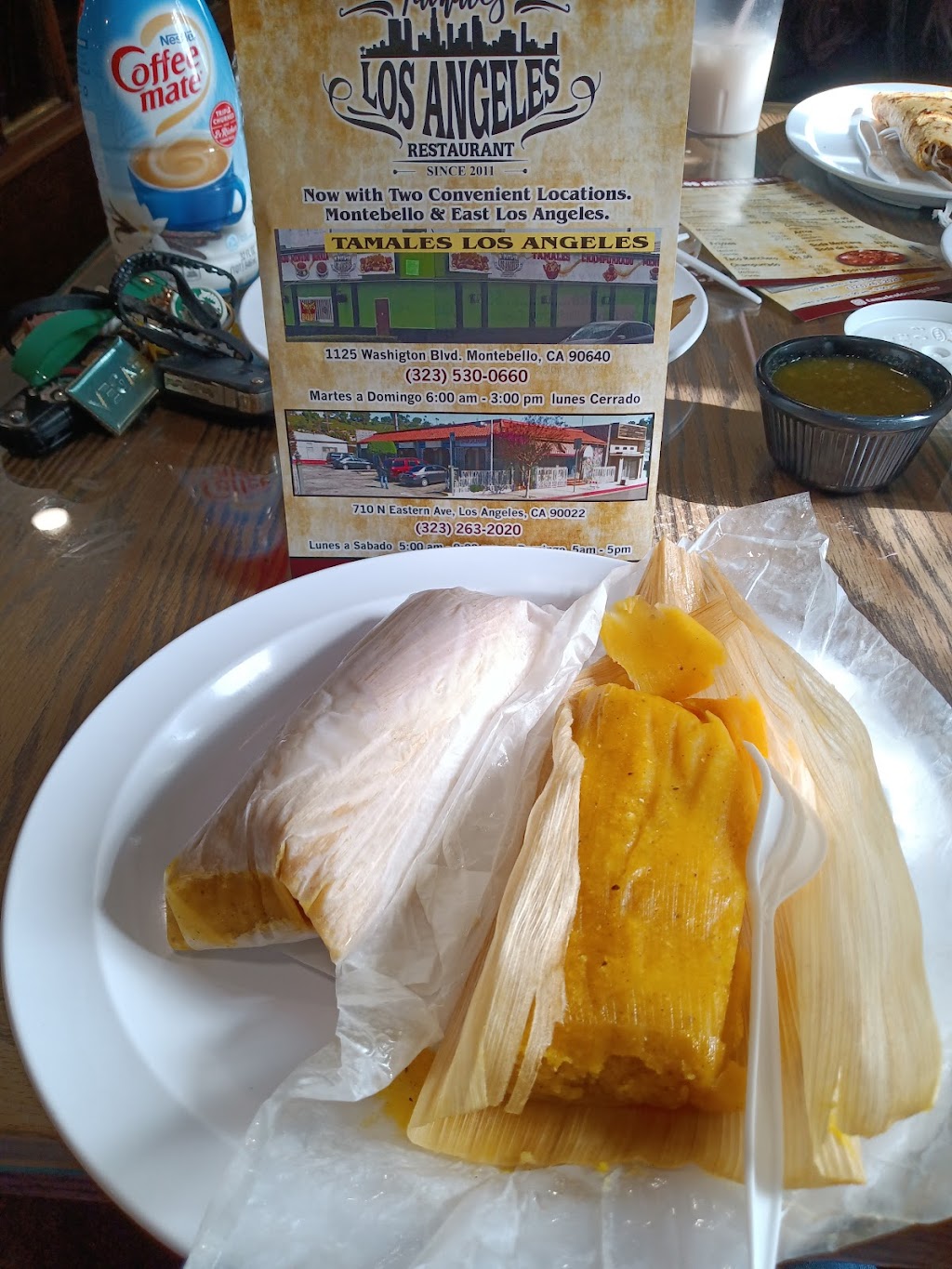 TAMALES LOS ANGELES RESTAURANT | restaurant | 1125 Washington Blvd, Montebello, CA 90640, USA | 3235300660 OR +1 323-530-0660