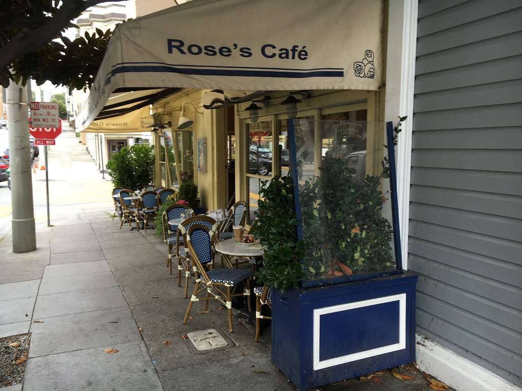 Roses Cafe | cafe | 2298 Union St, San Francisco, CA 94123, USA | 4157752200 OR +1 415-775-2200