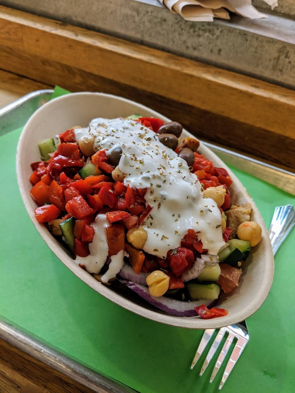 KouZina Greek Street Food | restaurant | 121 N Main St, Royal Oak, MI 48067, USA | 2486296500 OR +1 248-629-6500