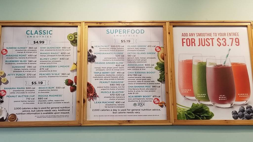 Tropical Smoothie Cafe | restaurant | 10455 Canal Rd, Brunswick, GA 31525, USA | 9122892635 OR +1 912-289-2635