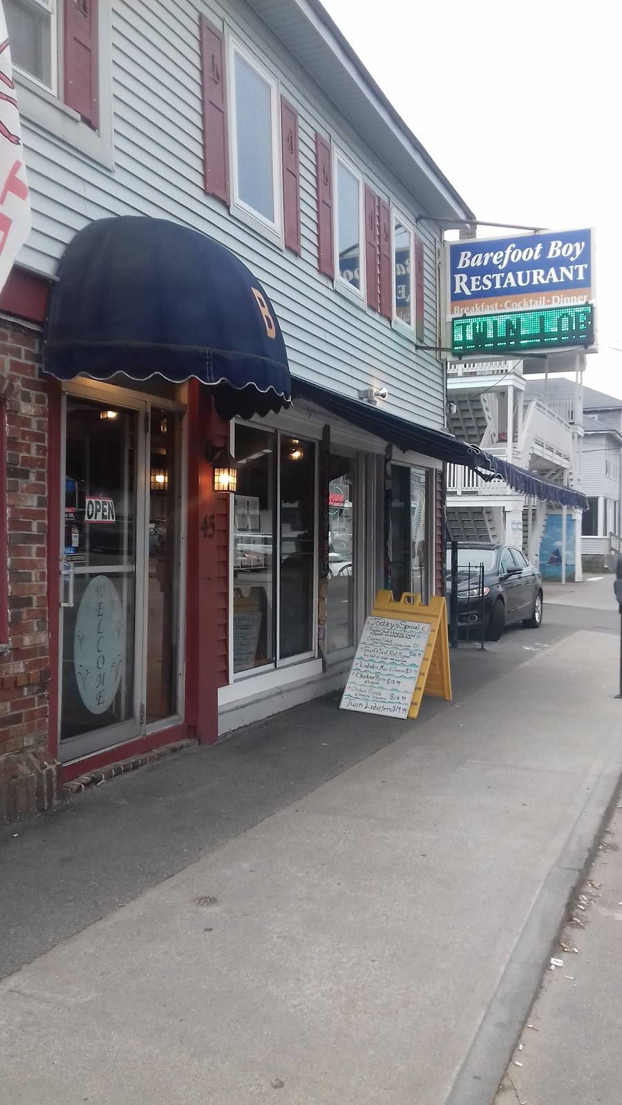 Barefoot Boy Restaurant | restaurant | 45 E Grand Ave, Old Orchard Beach, ME 04064, USA | 2079378111 OR +1 207-937-8111