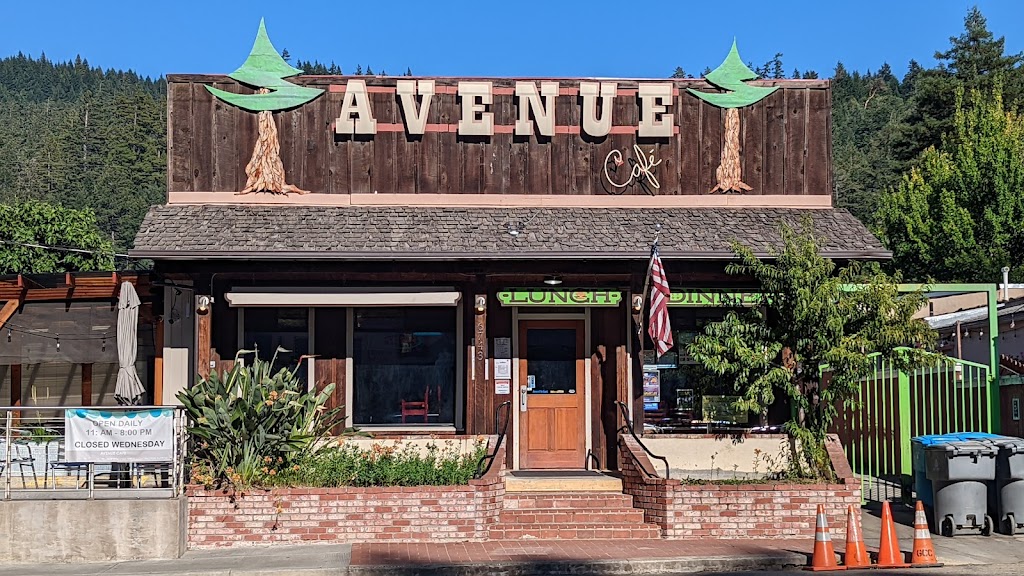 Avenue Cafe | cafe | 6743 Avenue of the Giants, Miranda, CA 95553, USA | 7079439945 OR +1 707-943-9945