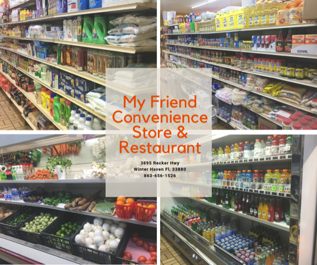 My Friend Convenience Store & Restaurant | restaurant | 3895 Recker Hwy, Winter Haven, FL 33880, USA | 8636561526 OR +1 863-656-1526