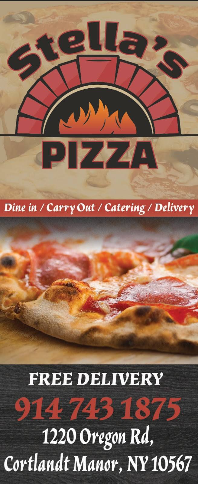 Stellas pizza | restaurant | 1220 Oregon Rd, Cortlandt, NY 10567, United States | 9147431875 OR +1 914-743-1875