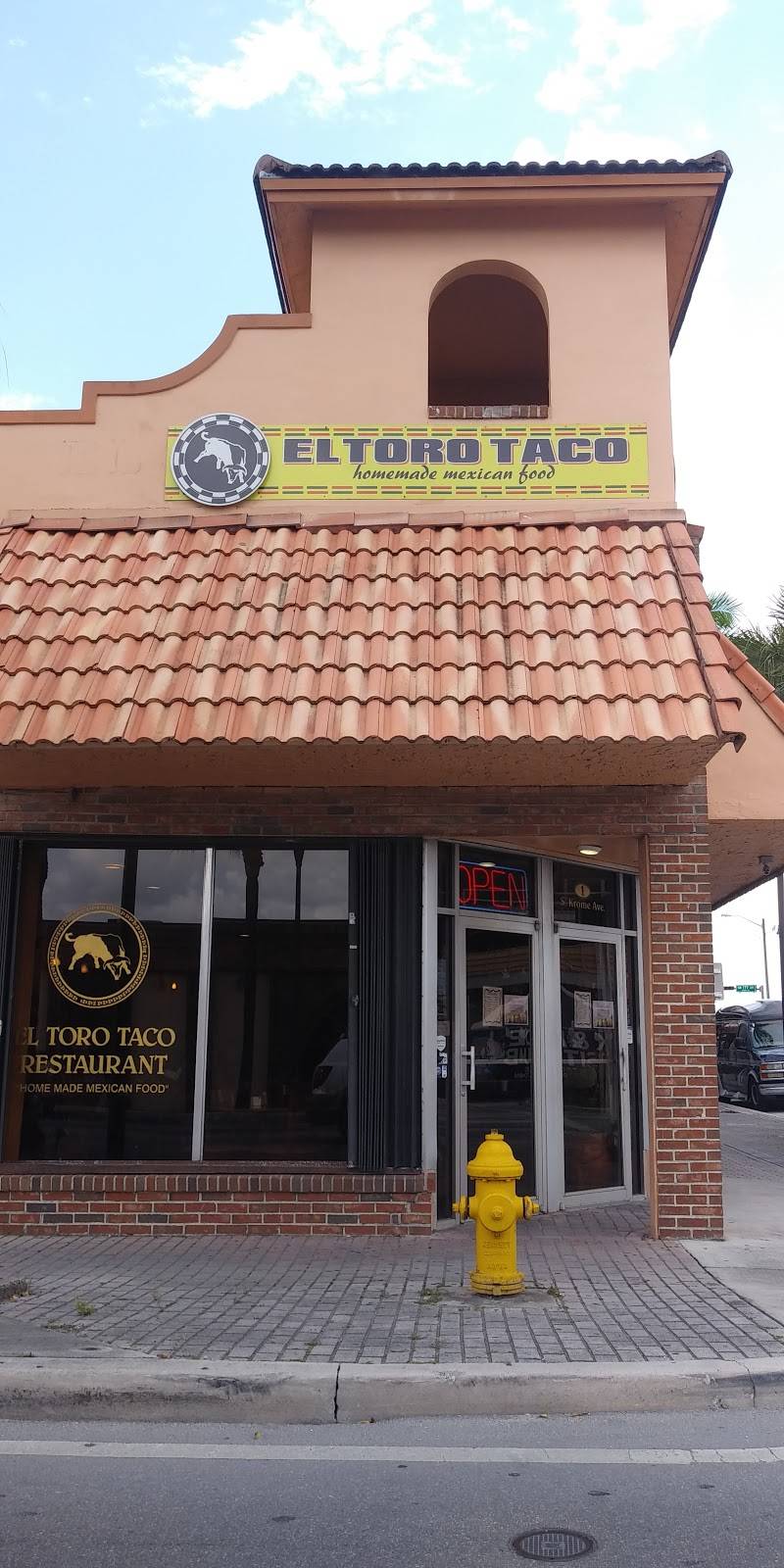 El Toro Taco Mexican Restaurant | restaurant | 1 S Krome Ave, Homestead, FL 33030, USA | 3052458182 OR +1 305-245-8182