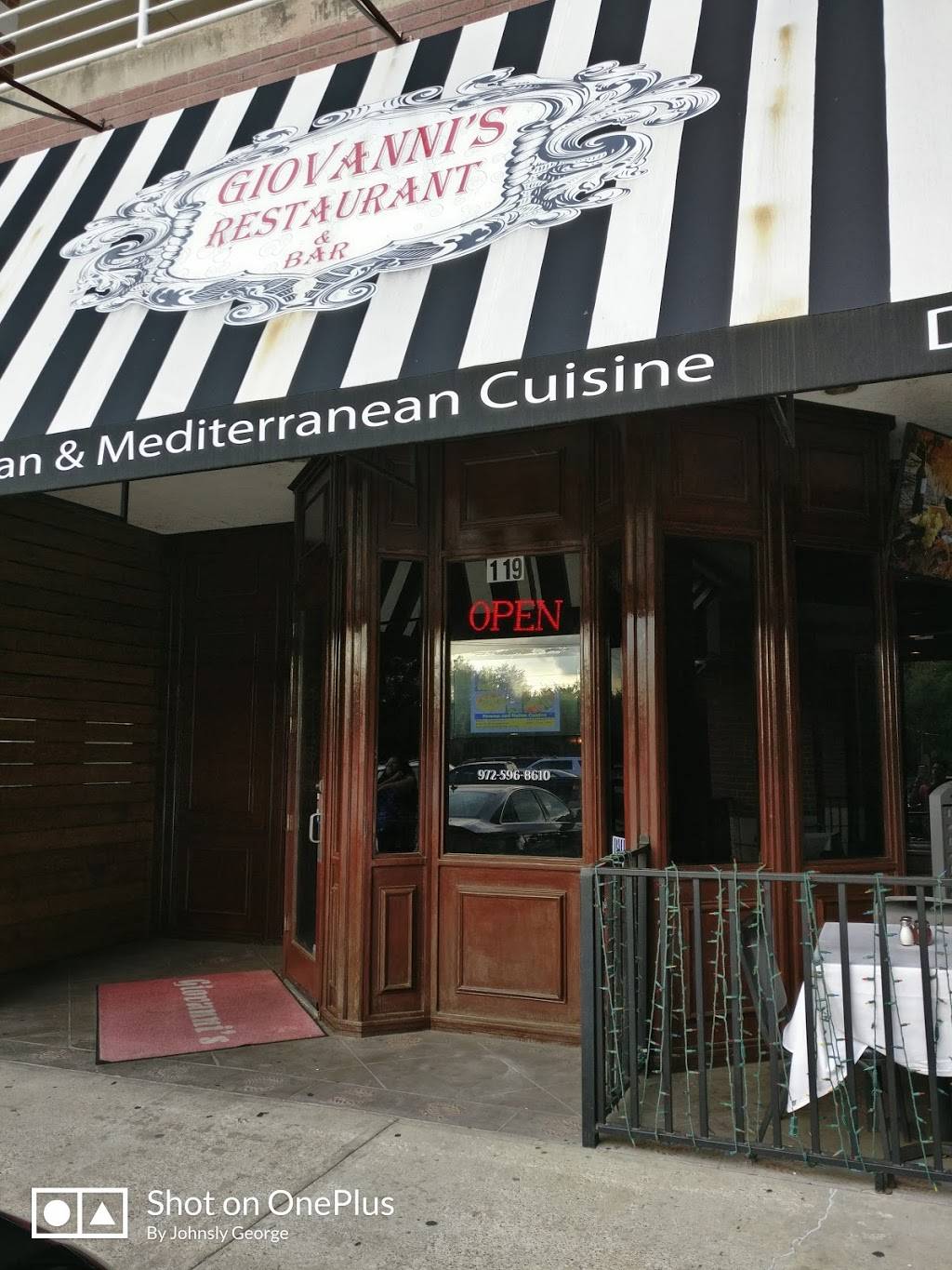 Giovannis Mediterranean Grill | restaurant | 18484 Preston Rd, Dallas, TX 75252, USA | 9725968610 OR +1 972-596-8610