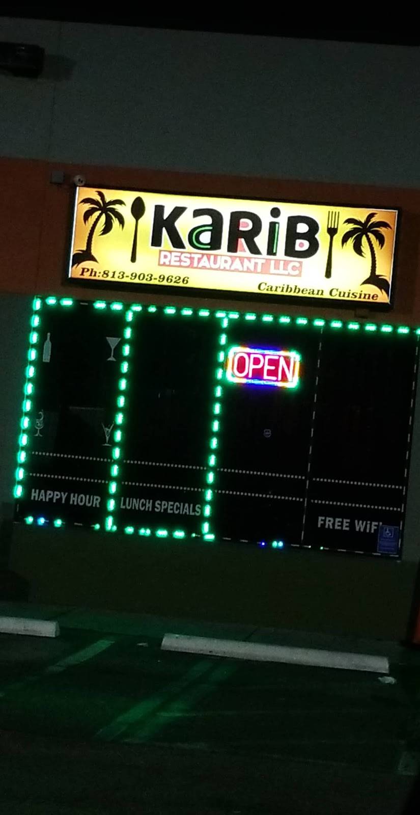 Karib Restaurant | restaurant | 10509 N Nebraska Ave, Tampa, FL 33612, USA | 8137667985 OR +1 813-766-7985