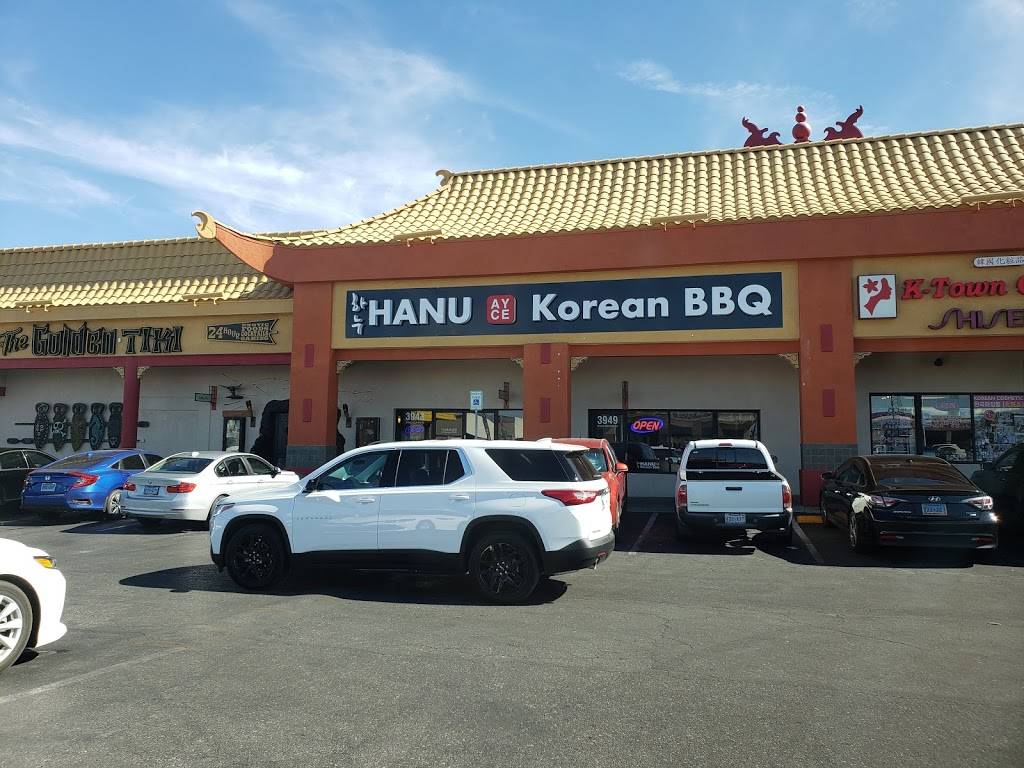 HANU Korean BBQ | restaurant | 3943 Spring Mountain Rd, Las Vegas, NV 89102, USA | 7026382222 OR +1 702-638-2222