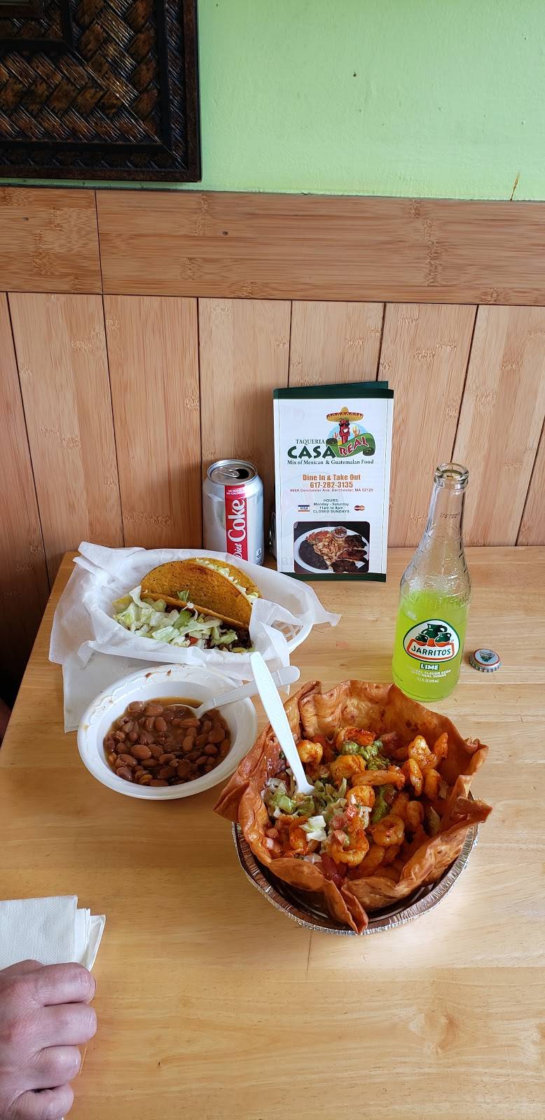 Taqueria Casa Real | restaurant | 860 Dorchester Ave, Dorchester, MA 02125, USA | 6172823135 OR +1 617-282-3135
