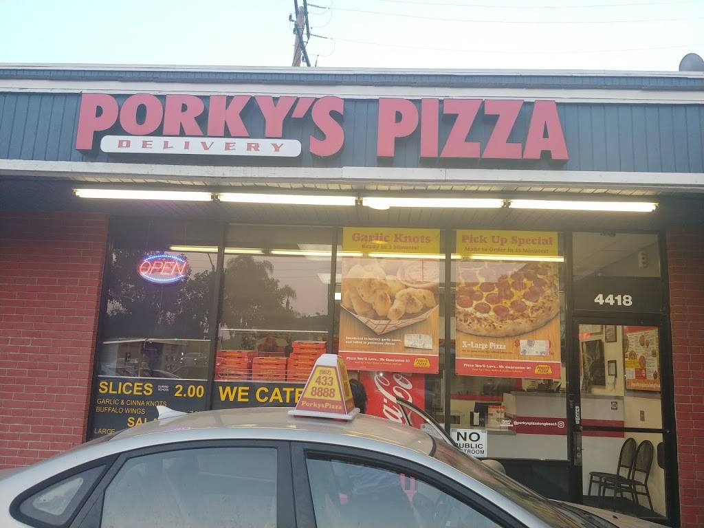 Porkys Pizza | restaurant | 4418 E 7th St, Long Beach, CA 90804, USA | 5624338888 OR +1 562-433-8888