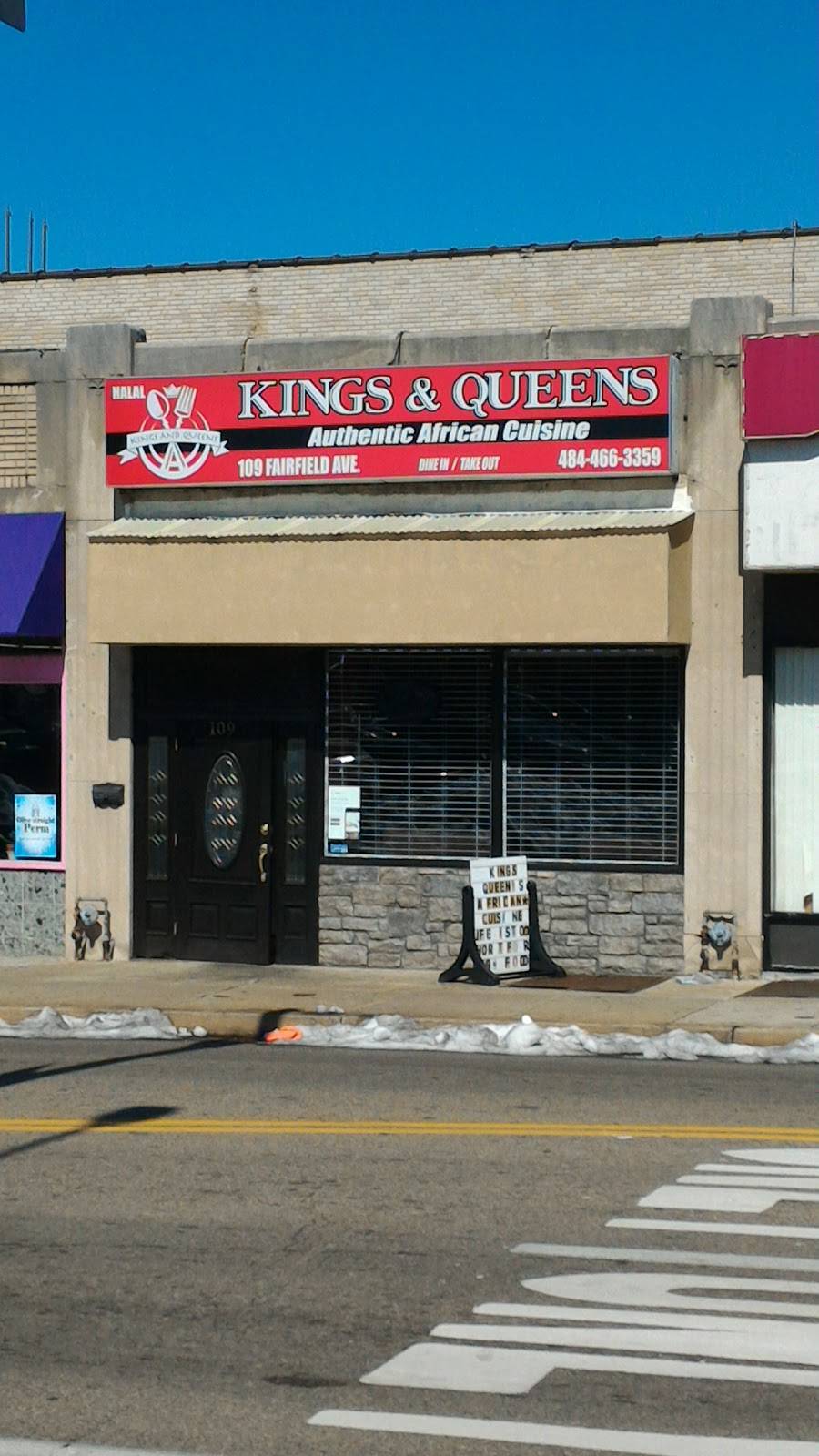Kings and Queens African Cuisine | restaurant | 107 Fairfield Ave, Upper Darby, PA 19082, USA | 4844663359 OR +1 484-466-3359