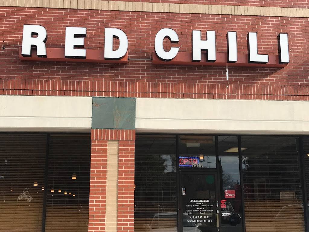 Red Chili | restaurant | 2319 Williams Trace Blvd, Sugar Land, TX 77478, USA | 2815655881 OR +1 281-565-5881