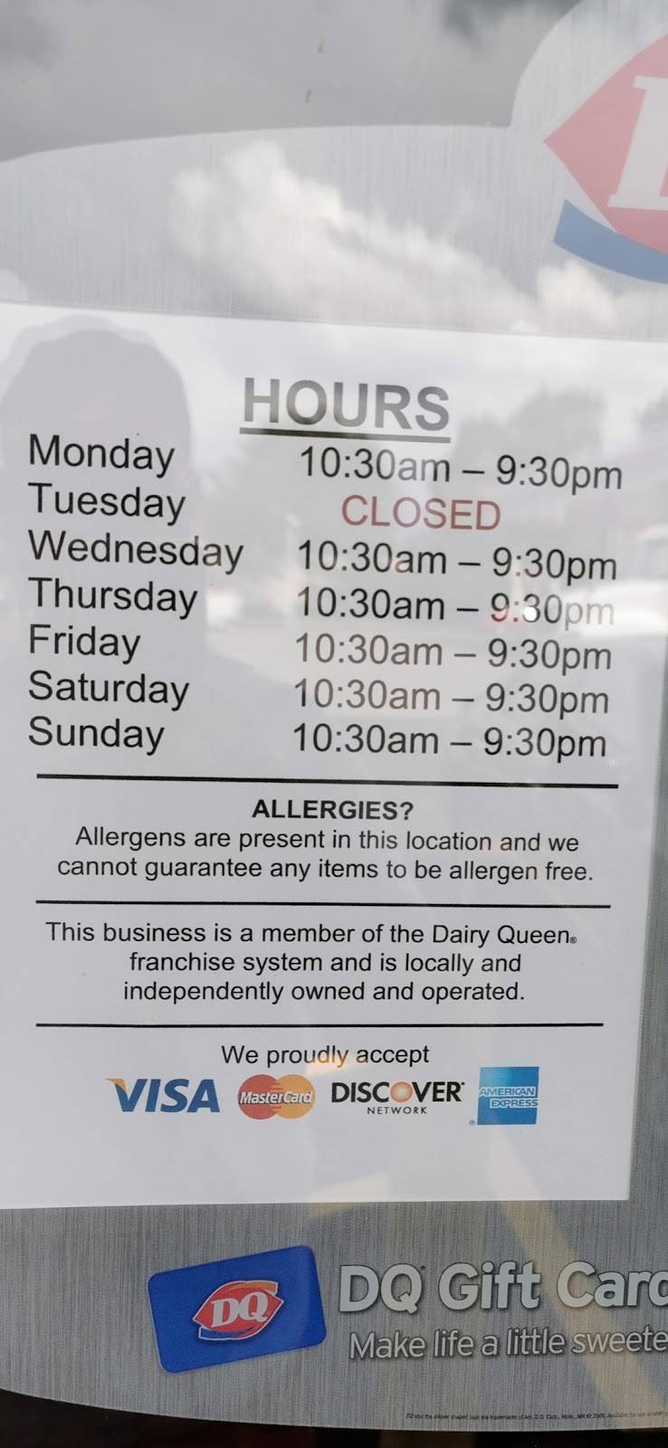 Dairy Queen | restaurant | 1221 Broadway St S, Menomonie, WI 54751, USA | 7152352320 OR +1 715-235-2320