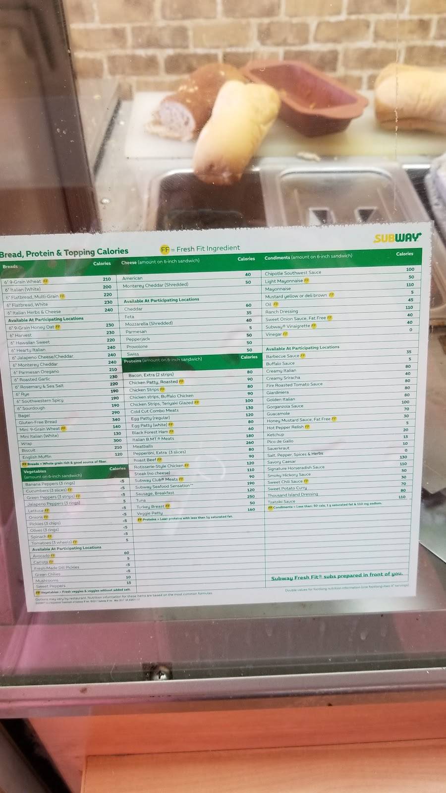 Subway | restaurant | 5966 20th St, Vero Beach, FL 32966, USA | 7727783348 OR +1 772-778-3348