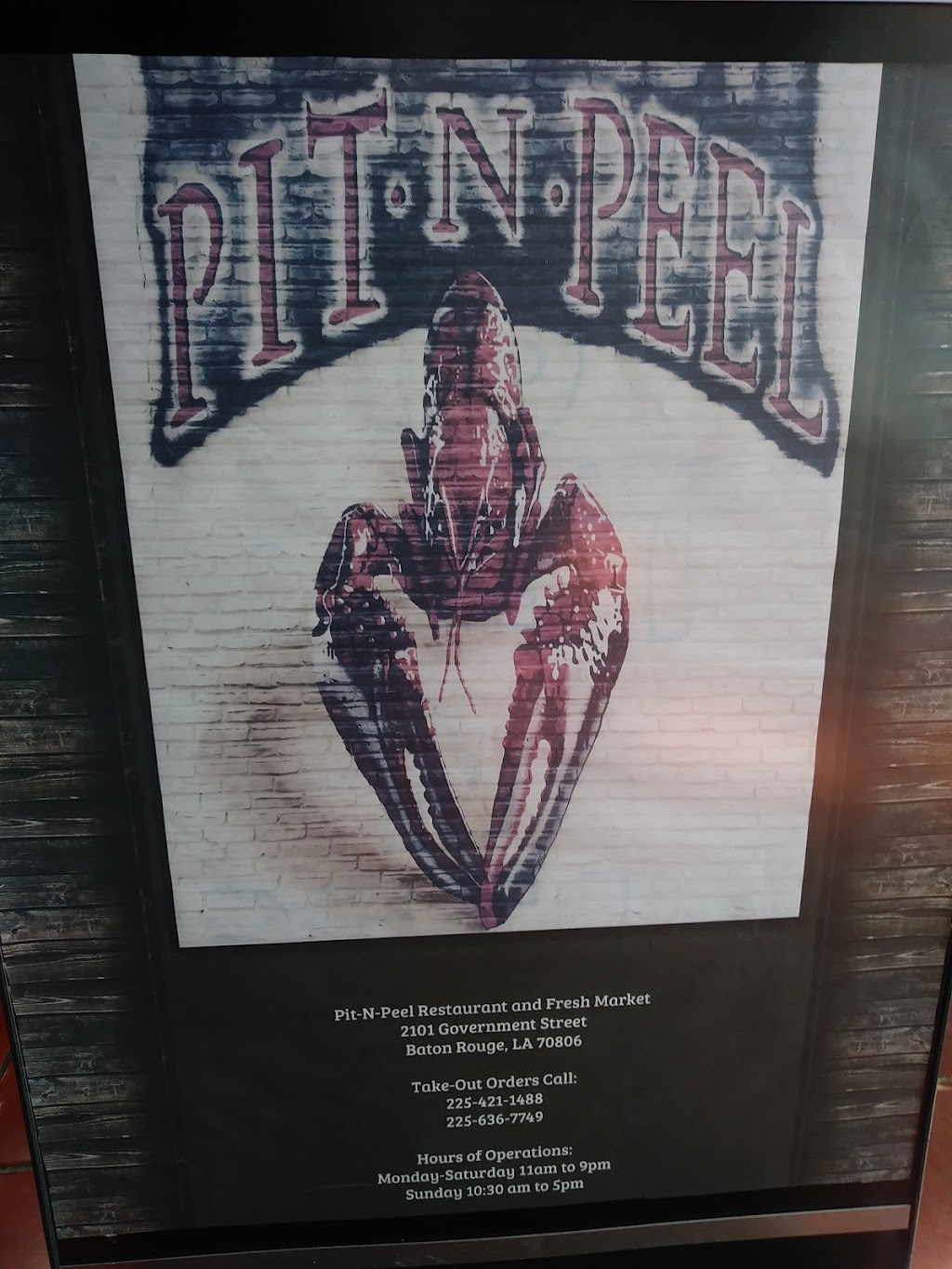 Pit-N-Peel BBQ and Seafood | restaurant | 2101 Government St, Baton Rouge, LA 70806, USA | 2254211488 OR +1 225-421-1488