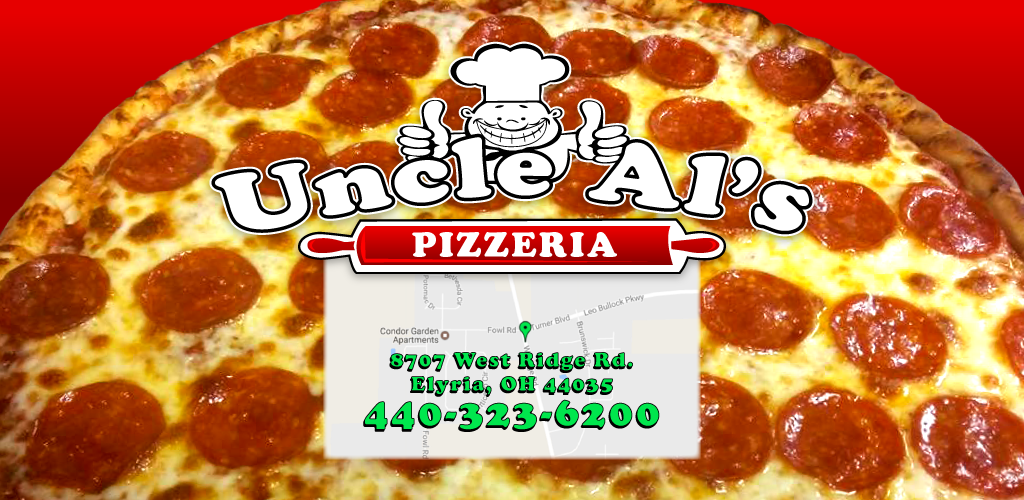 Uncle Als Pizzeria | restaurant | 8707 W Ridge Rd, Elyria, OH 44035, USA | 4403236200 OR +1 440-323-6200