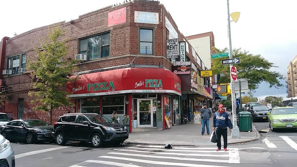 Emilios Pizza | restaurant | 80 W Kingsbridge Rd # 101, Bronx, NY 10468, USA | 7185633665 OR +1 718-563-3665