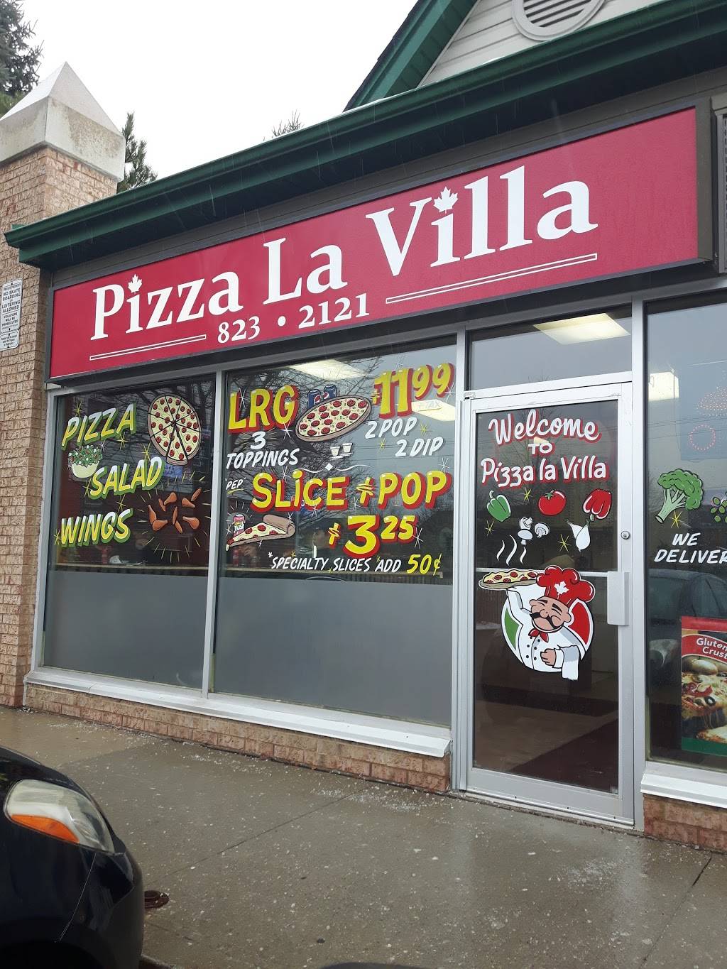 Pizza La Villa | restaurant | 115 Downey Rd, Guelph, ON N1C 1A2, Canada | 5198232121 OR +1 519-823-2121