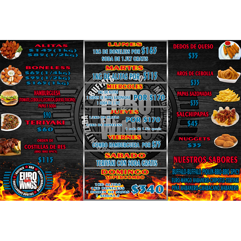 Euro-Wings | restaurant | colonia granjas el gallo #109 22850, Calle Real del Castillo, Granjas el Gallo, 22850 Ensenada, B.C., Mexico | 6462445083 OR +1 646-244-5083