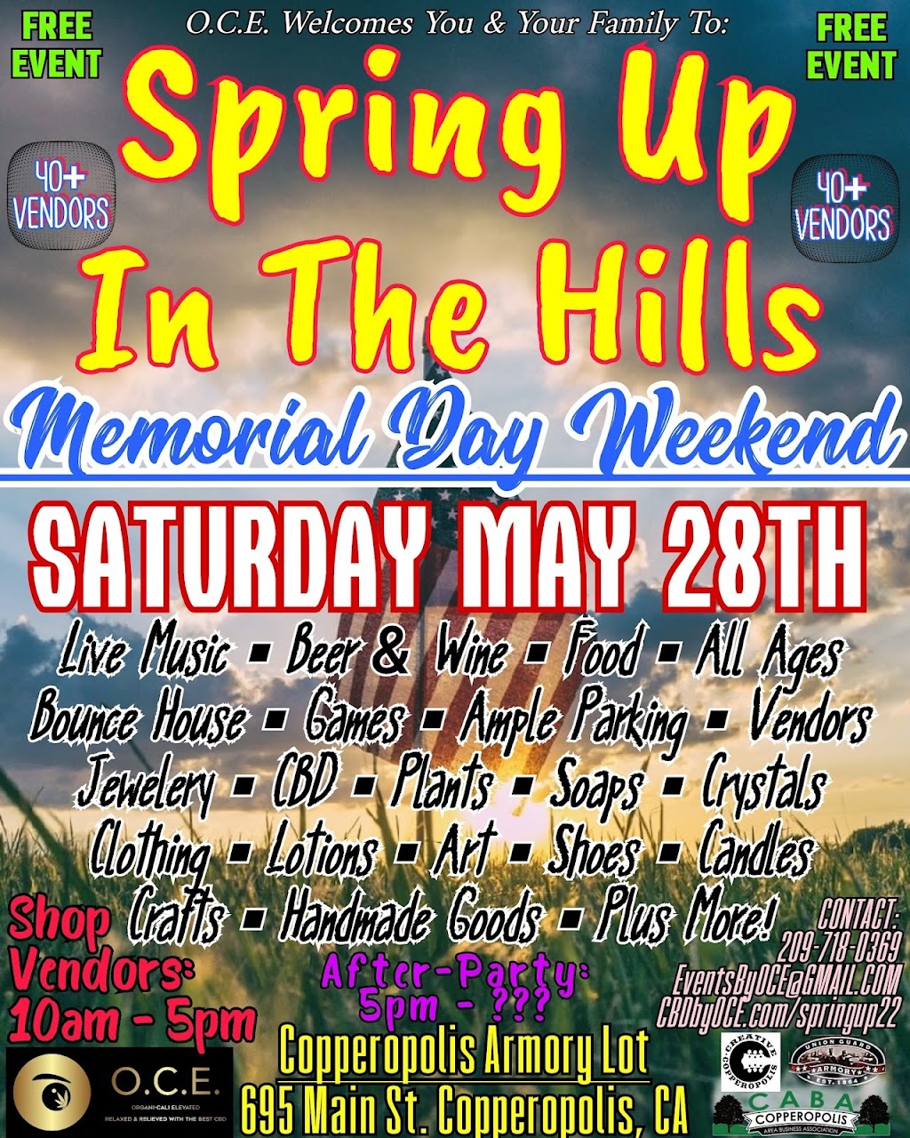 Spring Up In The Hills | restaurant | 695 Main St, Copperopolis, CA 95228, USA | 2097180369 OR +1 209-718-0369