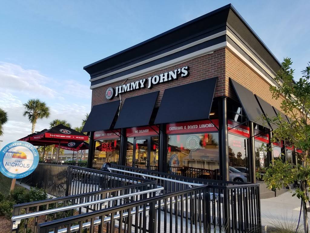 Jimmy Johns | meal delivery | 506 Beach Blvd, Jacksonville Beach, FL 32250, USA | 9047467200 OR +1 904-746-7200