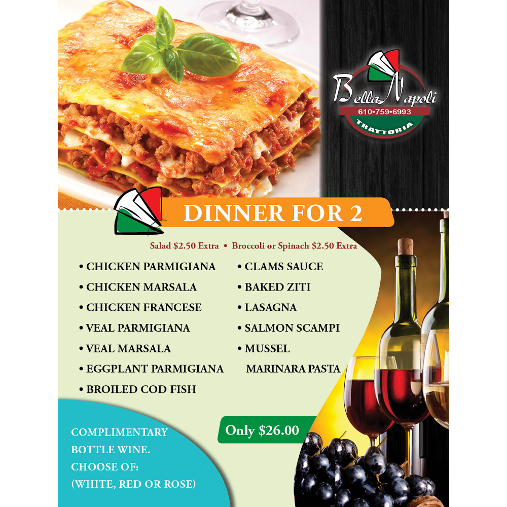 Bella Napoli Pizza and Piano (De Nisis Family Restaurant) | restaurant | 848 Nazareth Pike # 5, Nazareth, PA 18064, USA | 6107596993 OR +1 610-759-6993