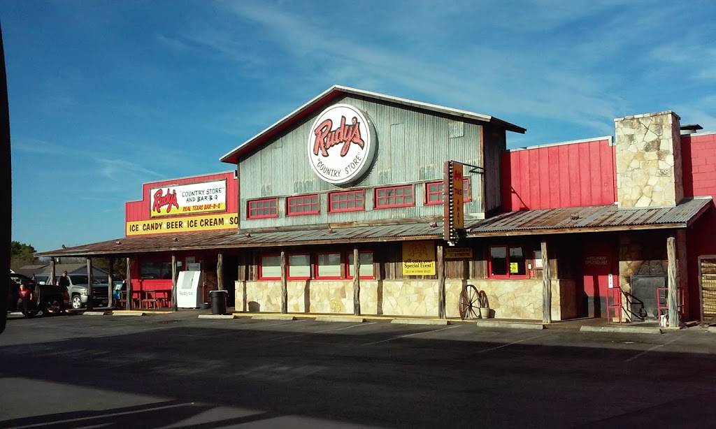 Rudys "Country Store" and Bar-B-Q | restaurant | 844 TX-337 Loop, New Braunfels, TX 78130, USA | 8306093337 OR +1 830-609-3337