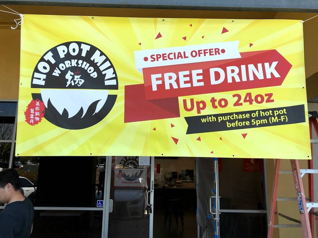 Hot pot mini workshop | restaurant | 929 N Milliken Ave #107, Ontario, CA 91764, USA | 9094813637 OR +1 909-481-3637