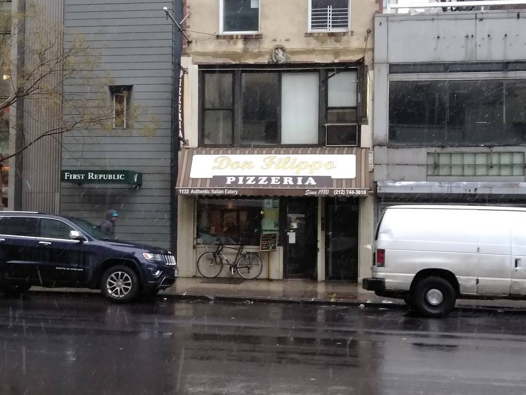 Don Filippo Restaurant | restaurant | 1133 Lexington Ave, New York, NY 10075, USA | 2127443610 OR +1 212-744-3610
