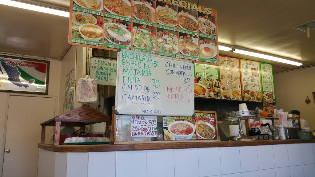 Macho Cafe Mexican Food | restaurant | 830 E Mission Rd, San Gabriel, CA 91776, USA | 6262852846 OR +1 626-285-2846