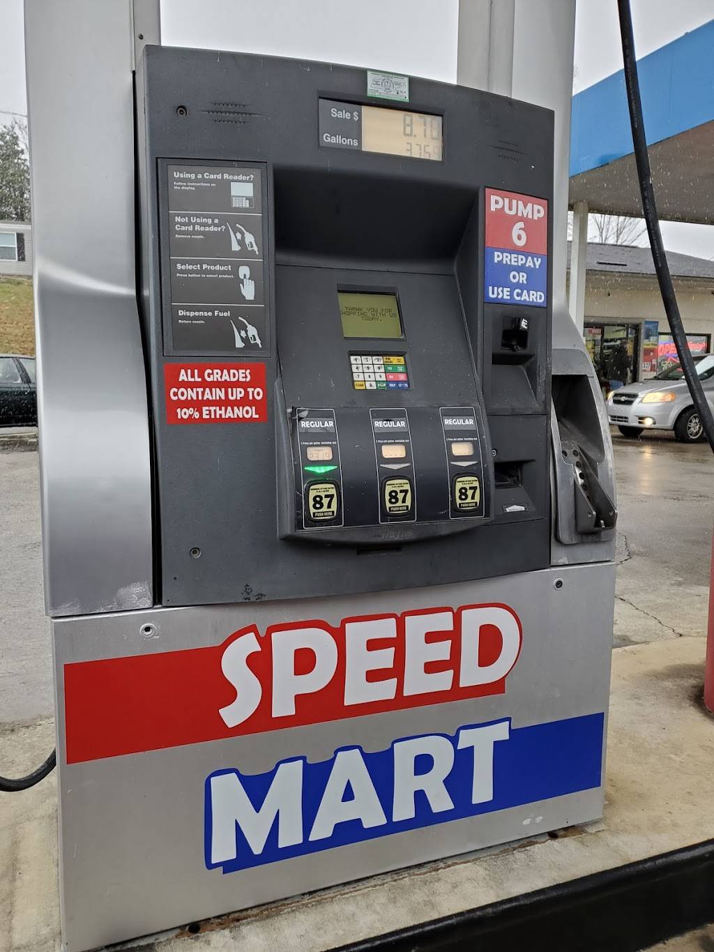 SPEED MART | meal takeaway | 9125 TN-111, Byrdstown, TN 38549, USA | 9312258462 OR +1 931-225-8462